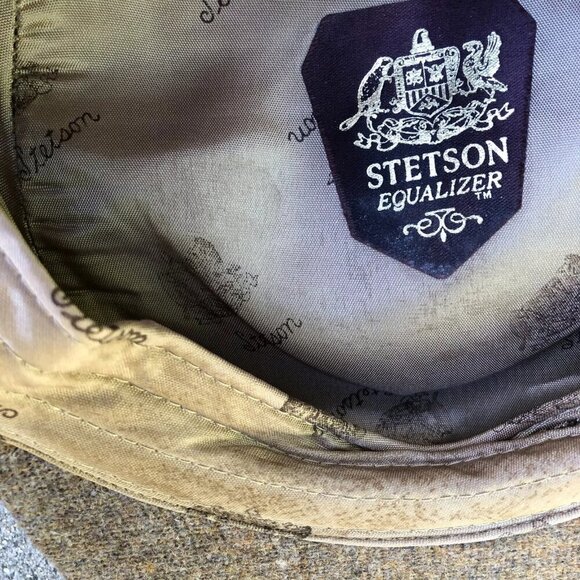 VTG STETSON EQUALIZER Wool Blend Cabbie Hat Men's SMALL Newsboy Gatsby Cap​​ - Picture 6 of 7